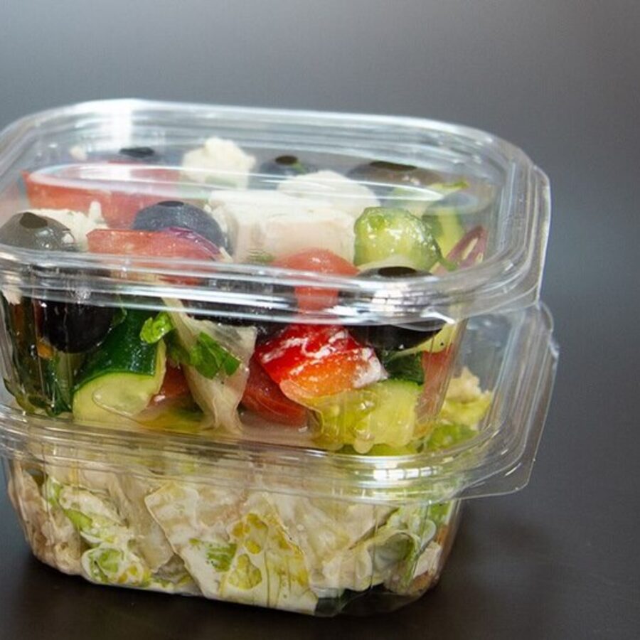 沙拉与熟食容器